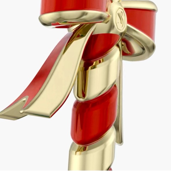 NIB Swarovski Holiday Cheers Dulcis Candy Cane Snowman Crystal Ornament #5684303 - Picture 9 of 9